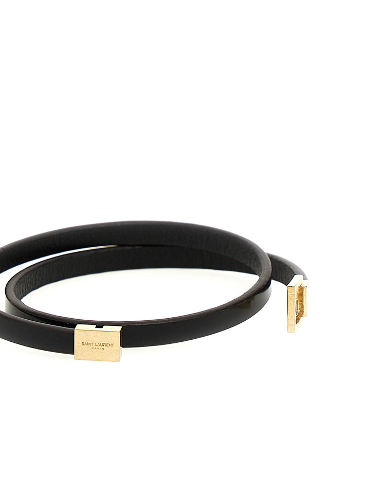 Logo Bracelet Gioielli Marrone