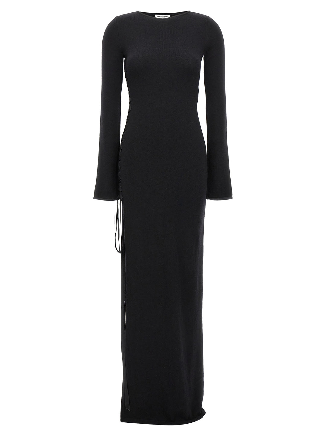 Long Wool Dress Abiti Nero