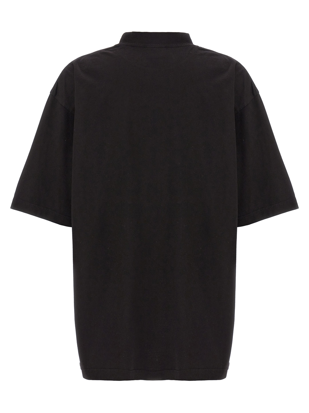 Logo Embroidery T Shirt Nero