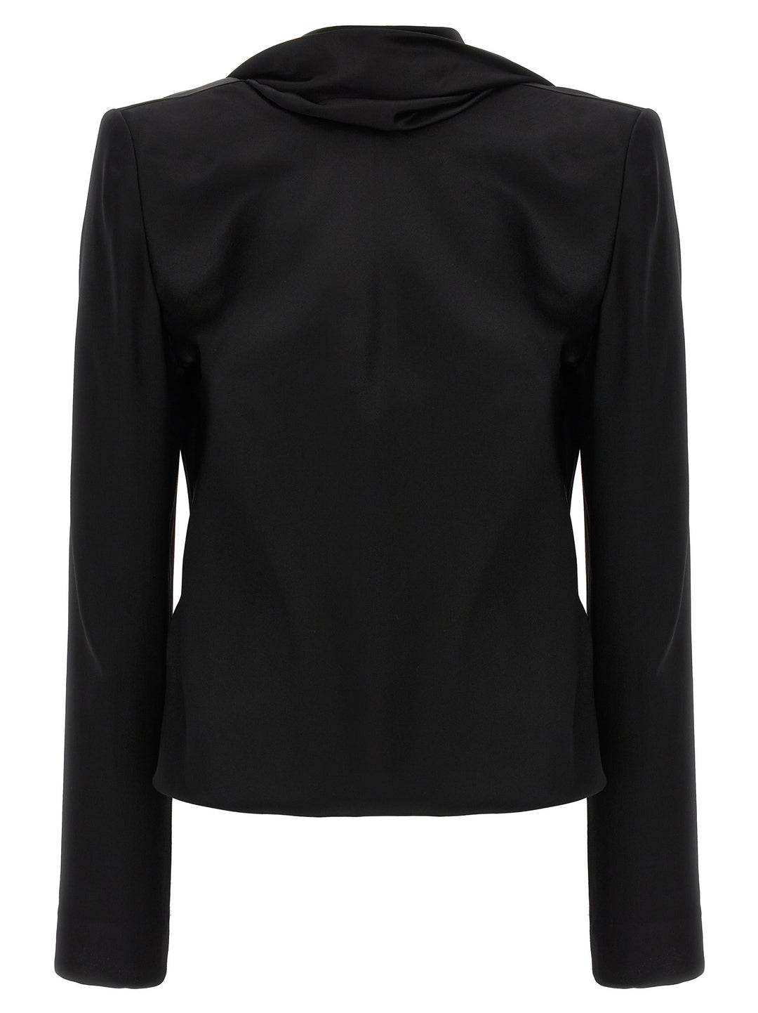 Back Neckline Top Top Nero