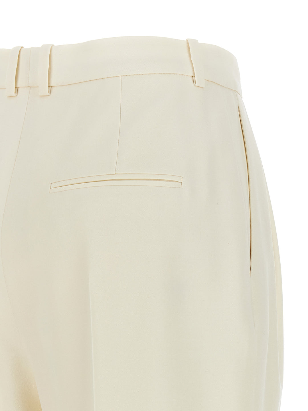 Gabardine Trousers Pantaloni Bianco