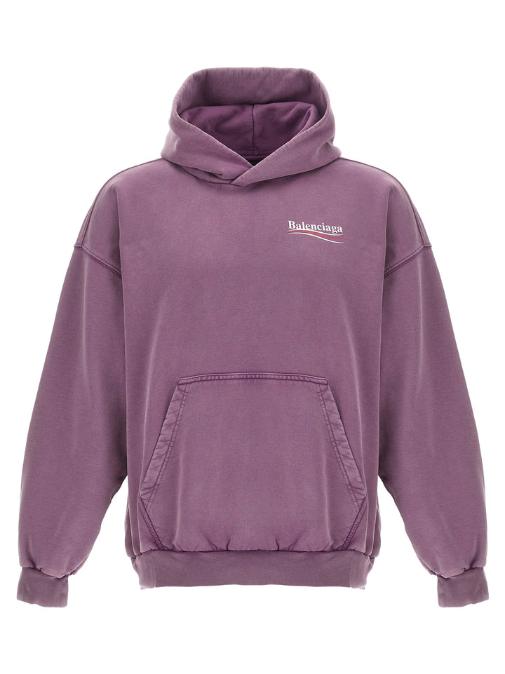 Logo Hoodie Felpe Viola