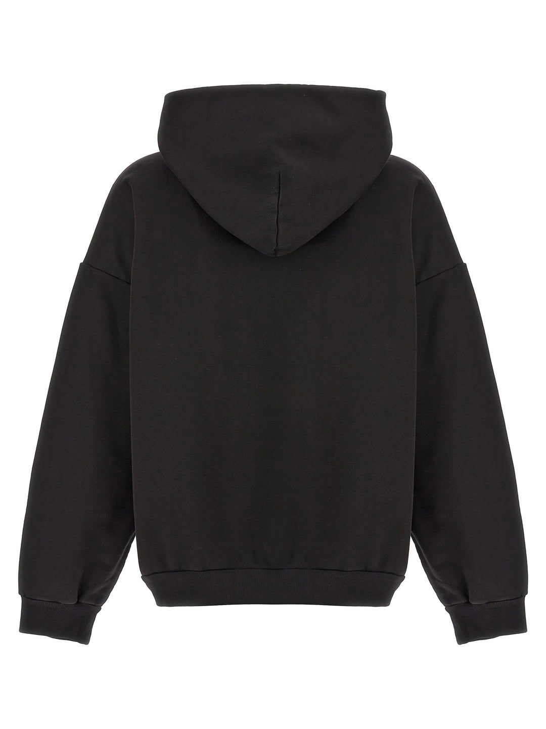 Logo Embroidery Hoodie Felpe Nero