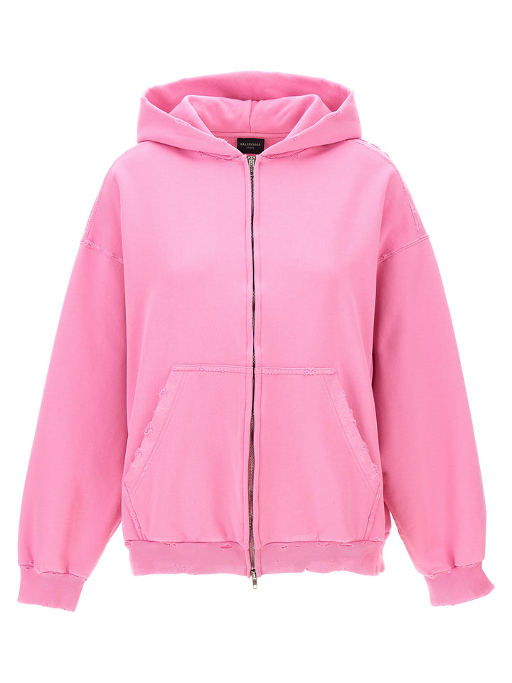 Printed Hoodie Felpe Rosa