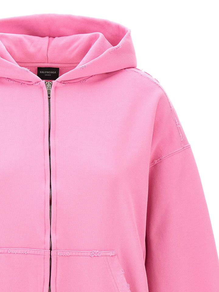 Printed Hoodie Felpe Rosa