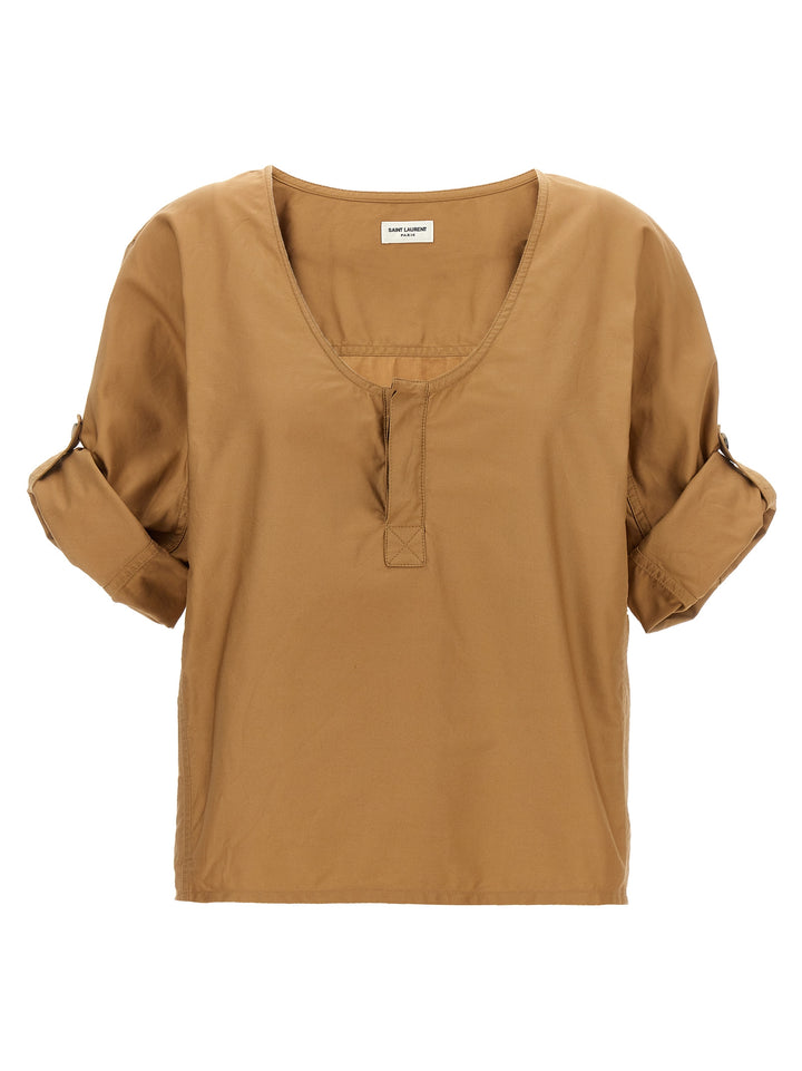 Twill Blouse Camicie Beige