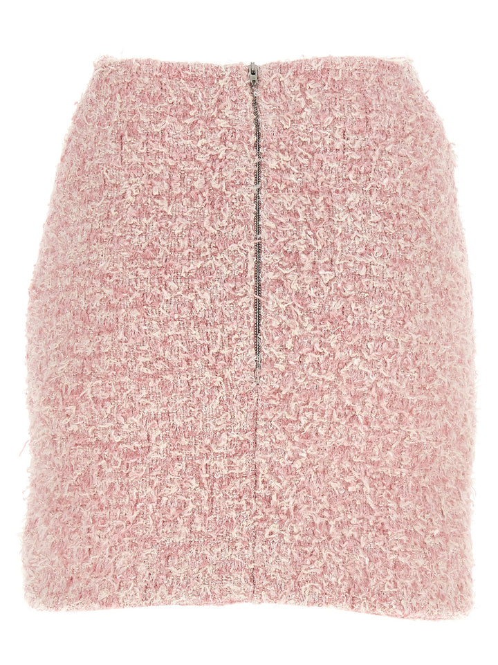 Tweed Skirt Gonne Rosa