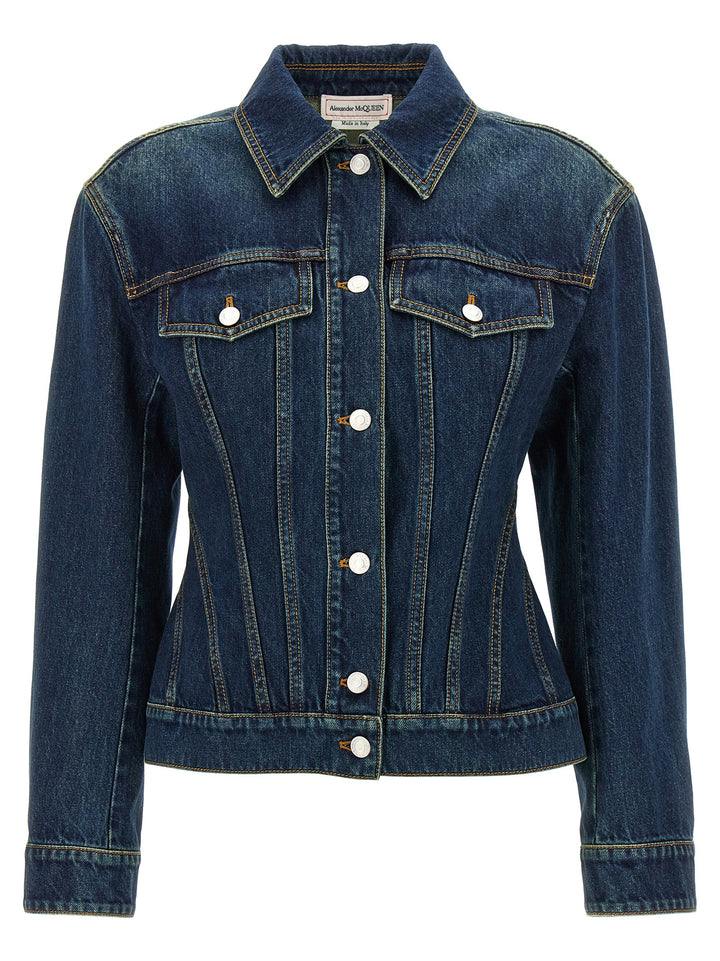 Denim Jacket Giacche Blu