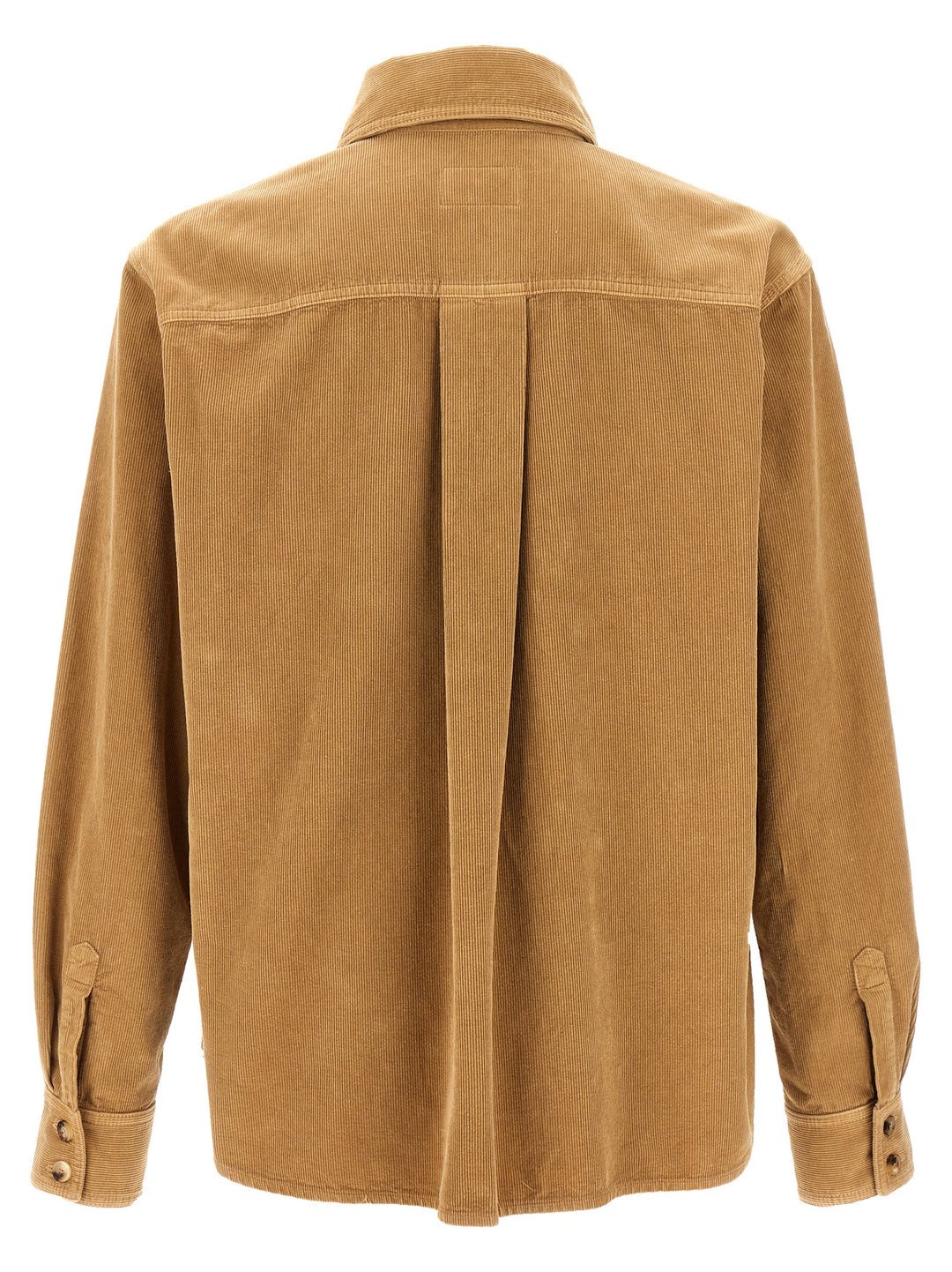 Ribbed Velvet Shirt Camicie Beige