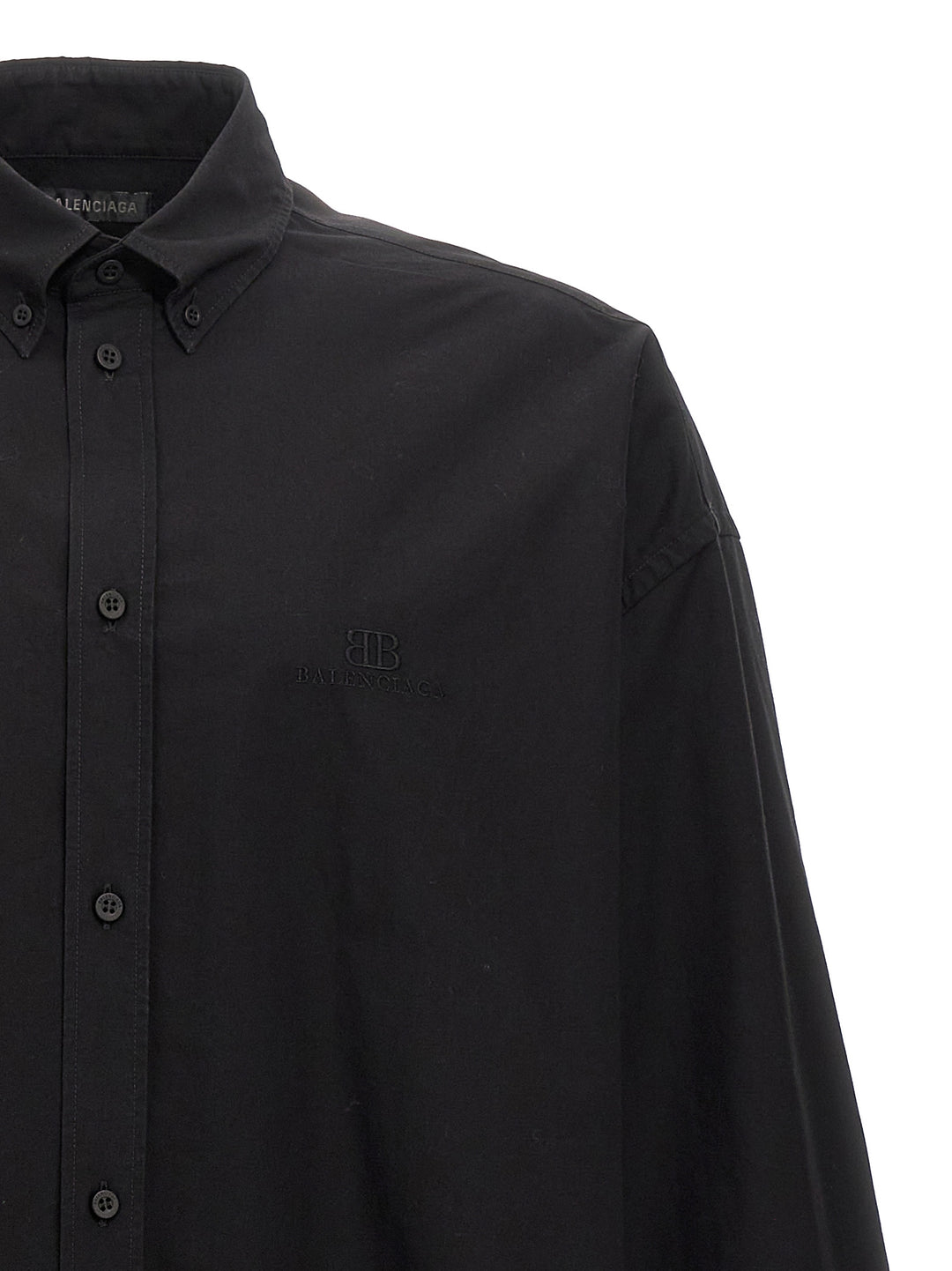 Logo Embroidery Shirt Camicie Nero