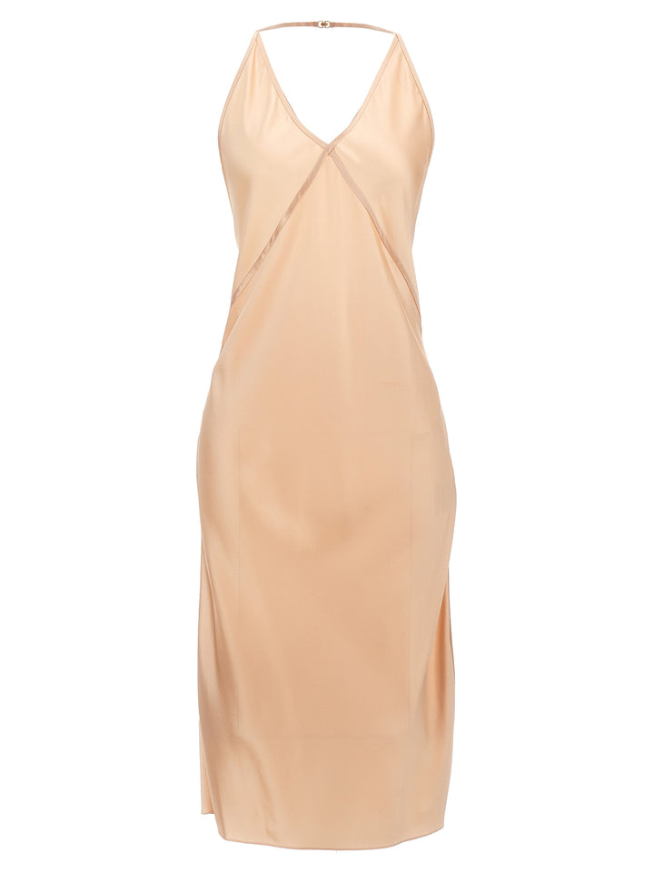 Satin Slip Dress Abiti Rosa