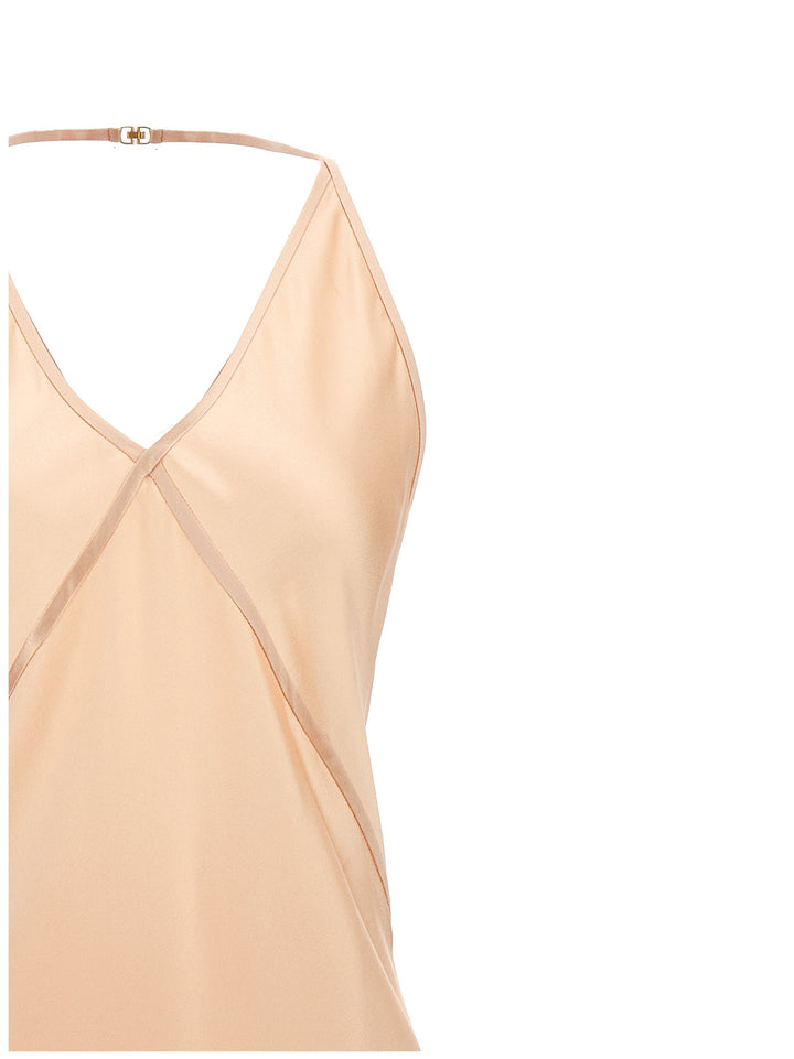 Satin Slip Dress Abiti Rosa