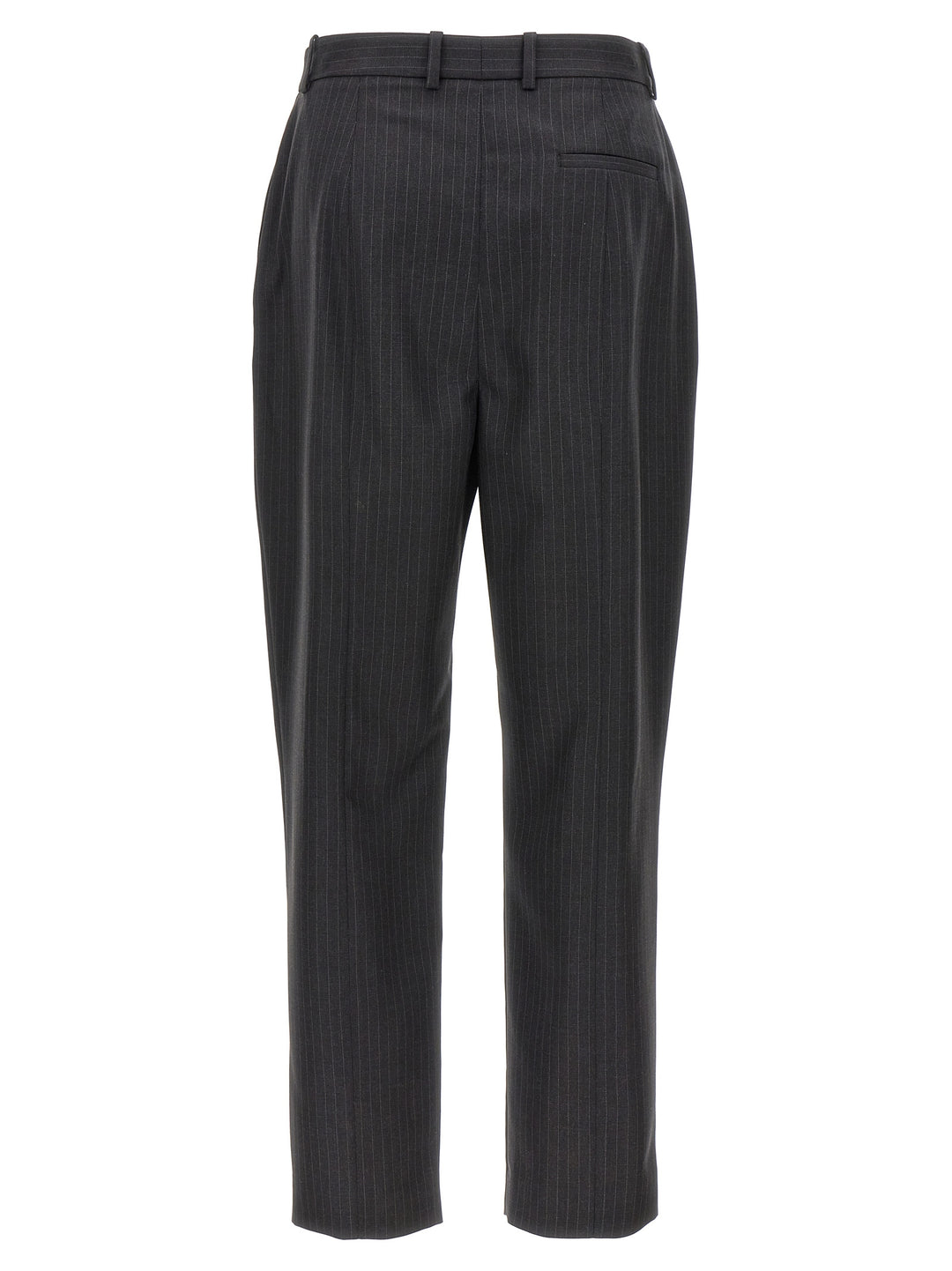 Pinstripe Pantaloni Grigio