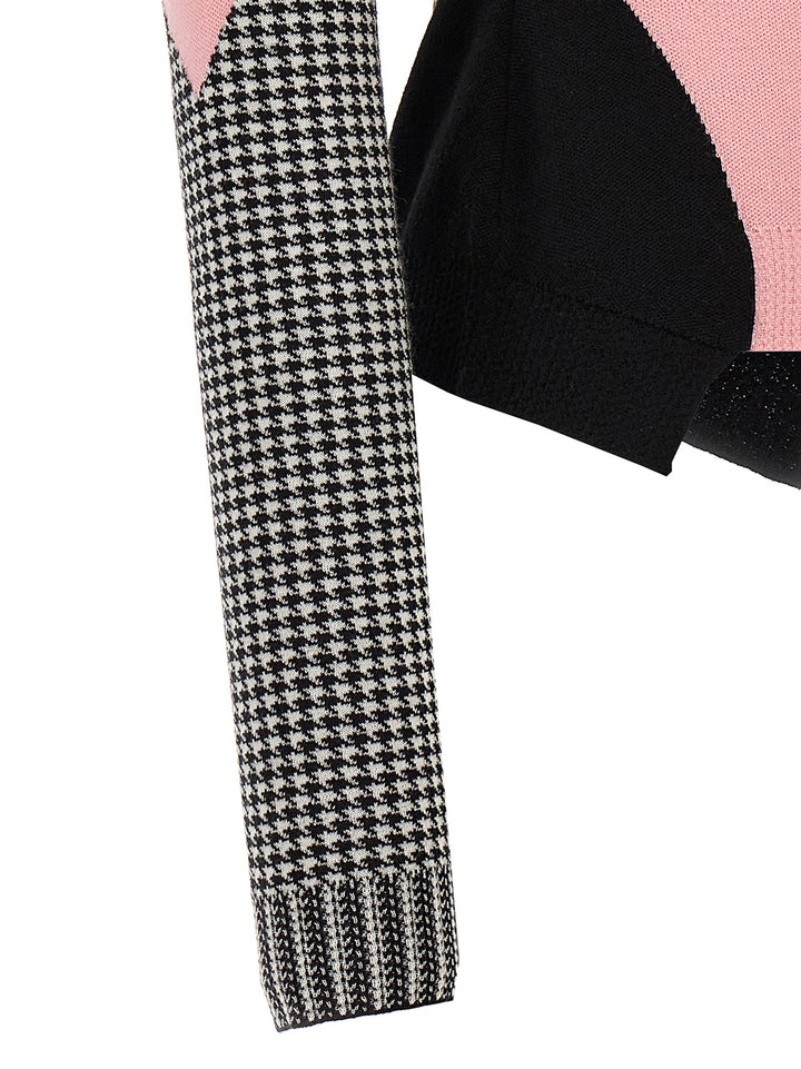 Houndstooth Sweater Maglioni Multicolor