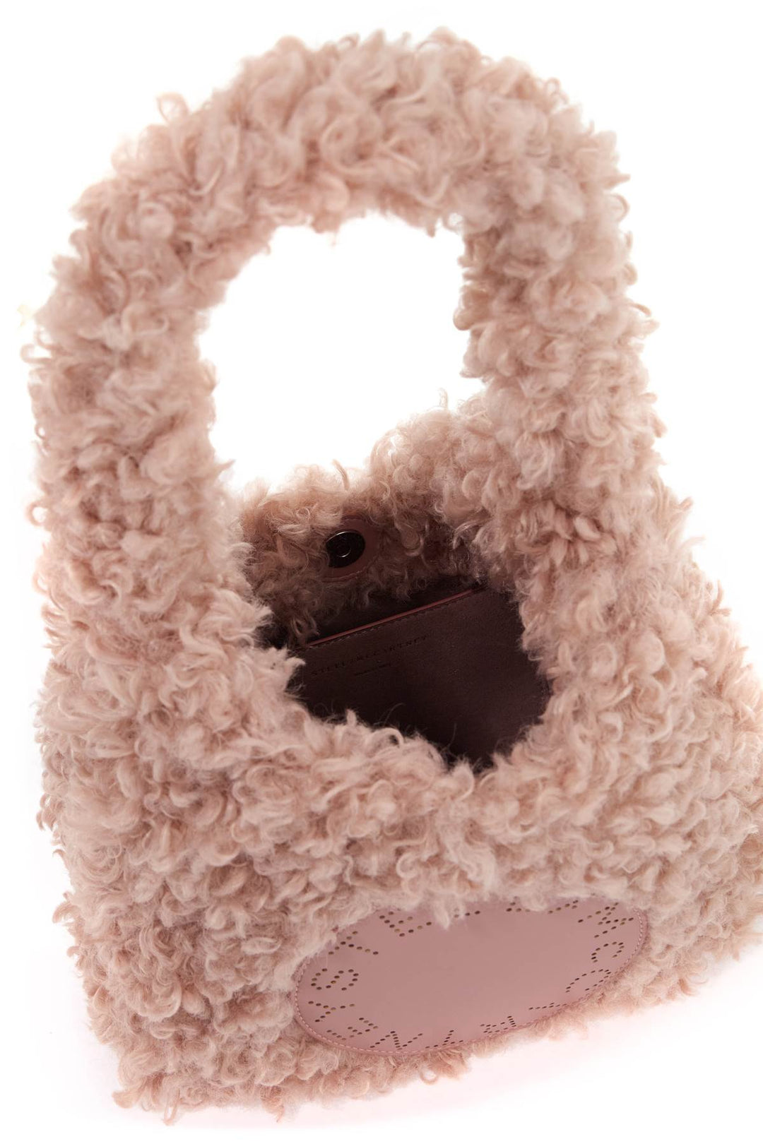 Borsa Tote Hobo Piccola In Morbido Teddy