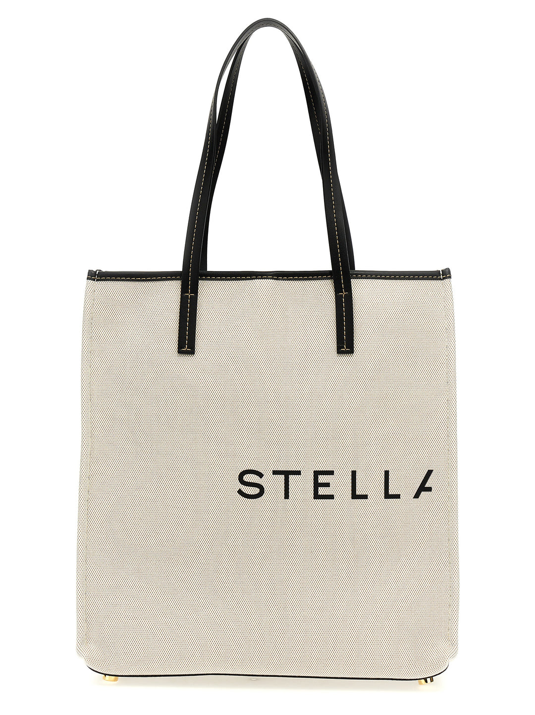 Logo Shopping Bag Tote Beige