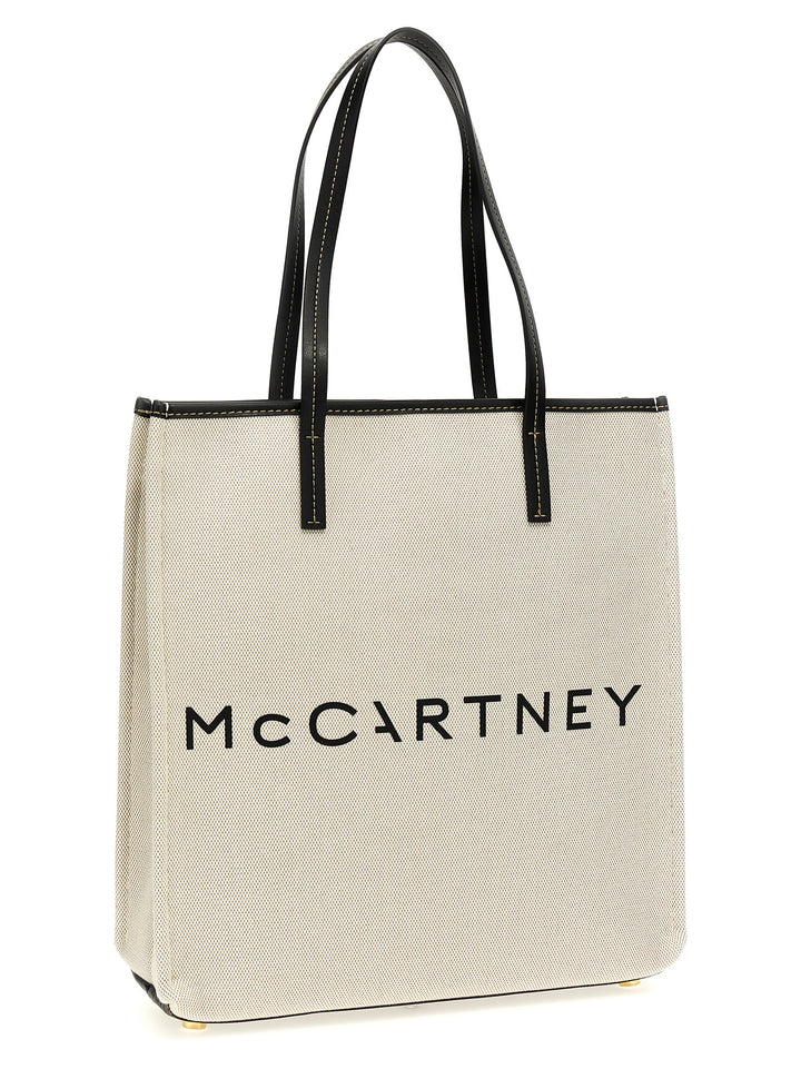 Logo Shopping Bag Tote Beige