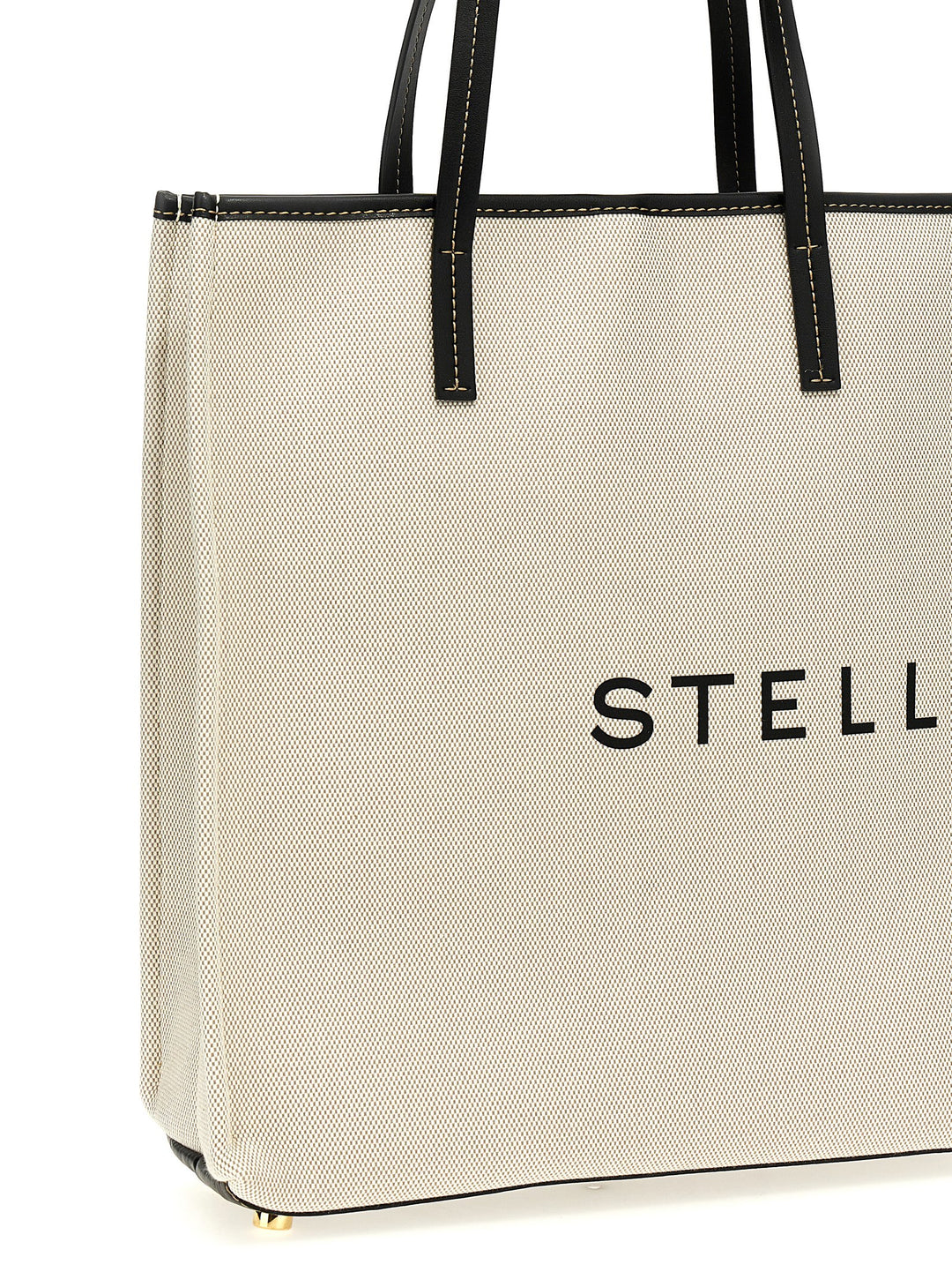 Logo Shopping Bag Tote Beige