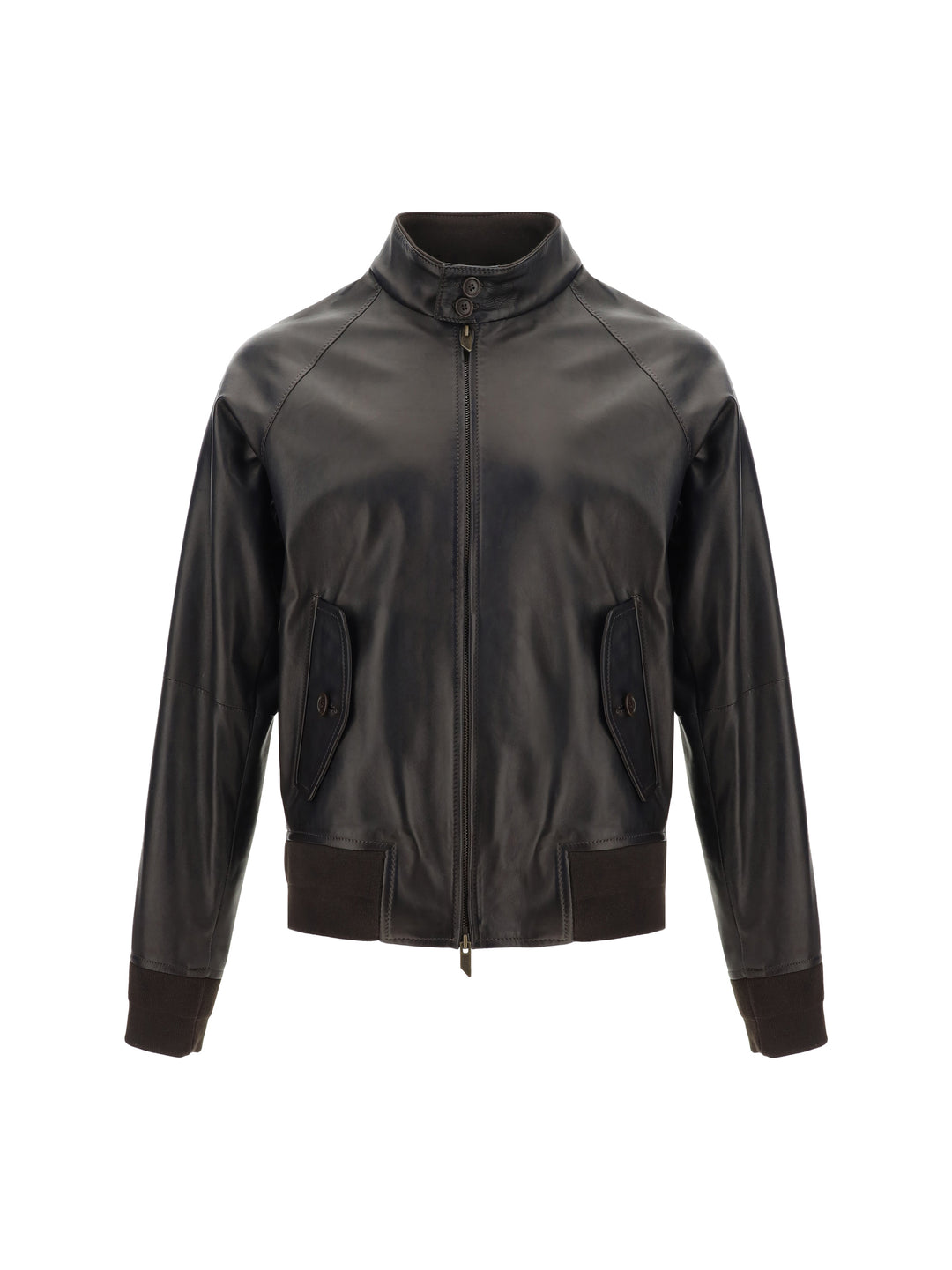 Giacca Bomber in Pelle