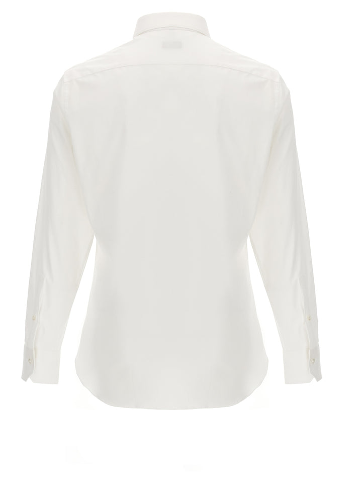 Stretch Poplin Shirt Camicie Bianco