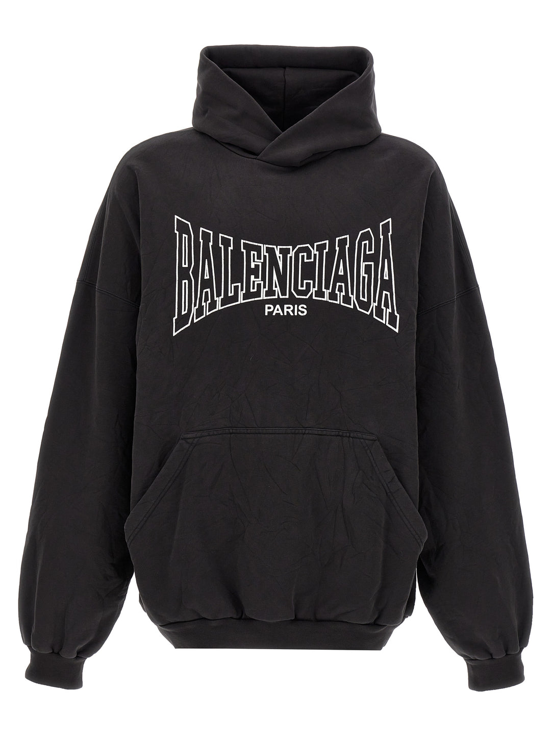 Logo Print Hoodie Felpe Nero