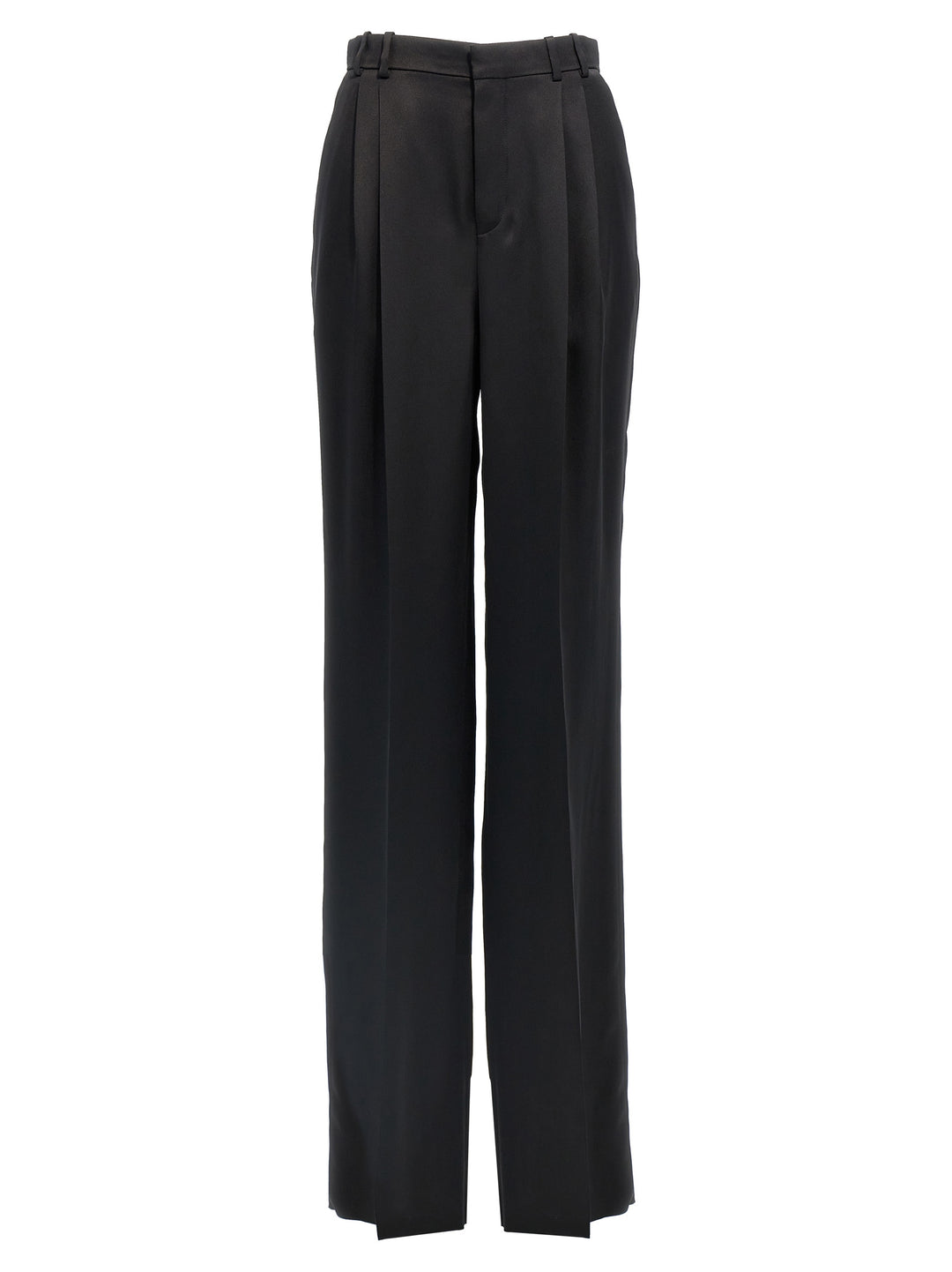 Satin Pantaloni Nero