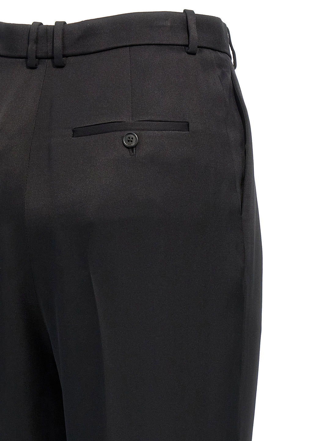 Satin Pantaloni Nero