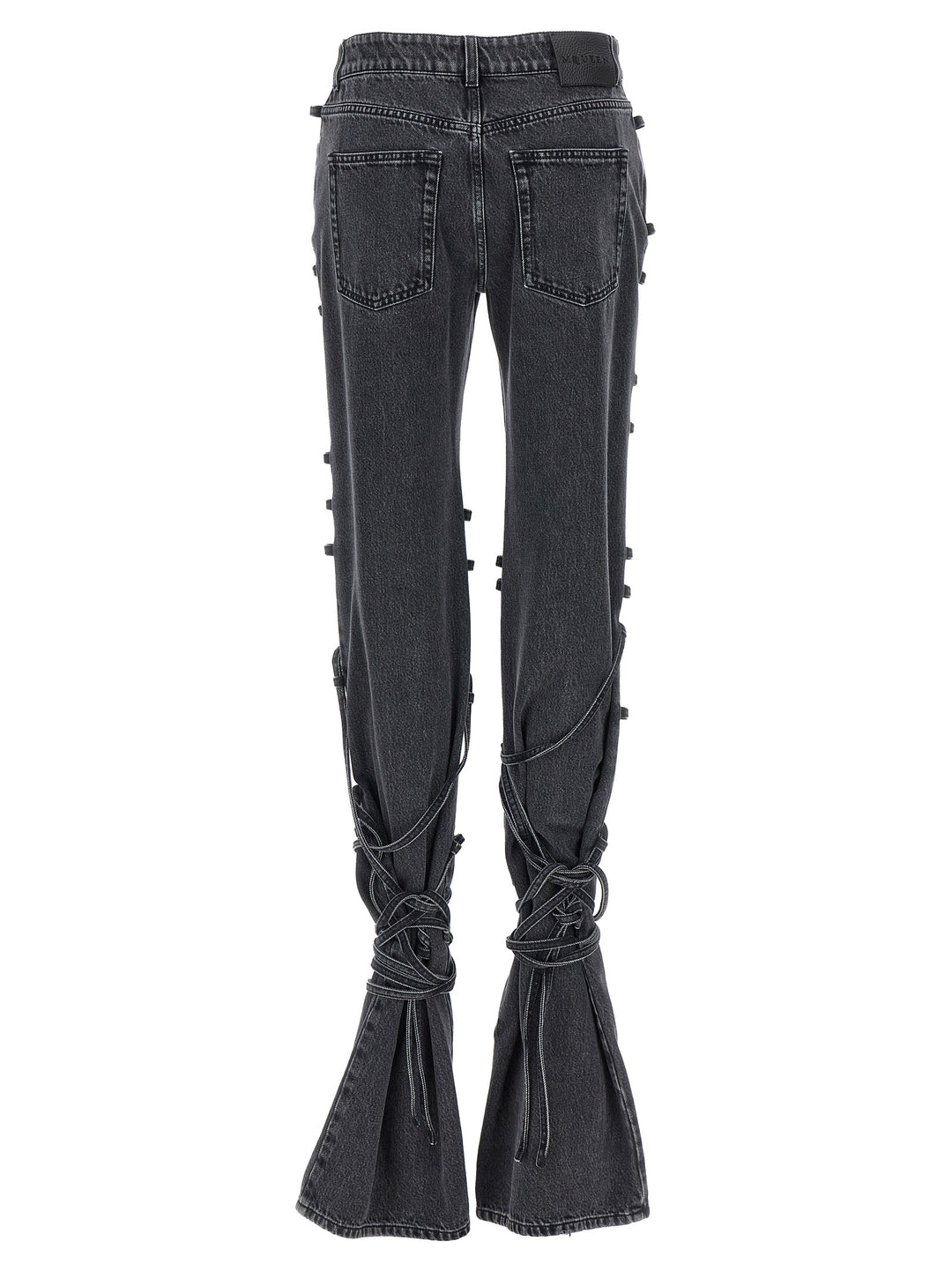 Asymmetric Closure Jeans Nero