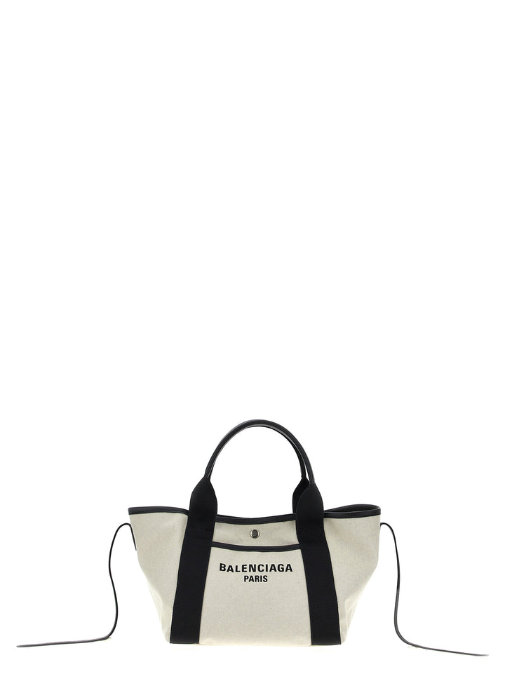 Biarritz S Tote Bianco/Nero