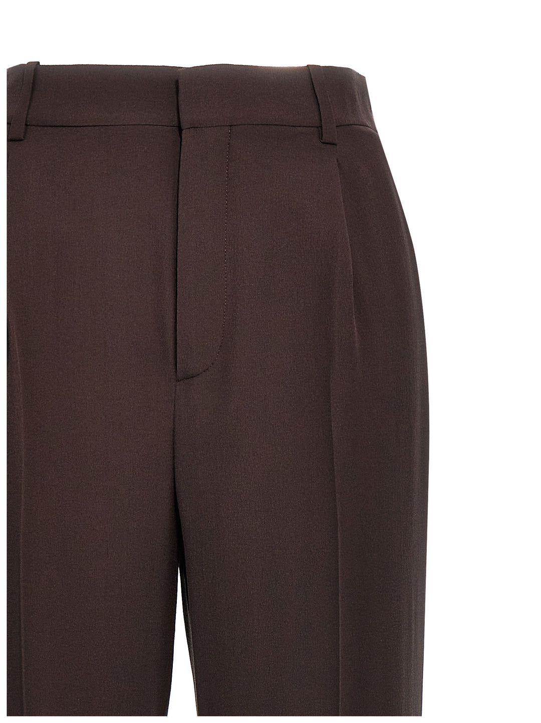 Silk Pantaloni Marrone