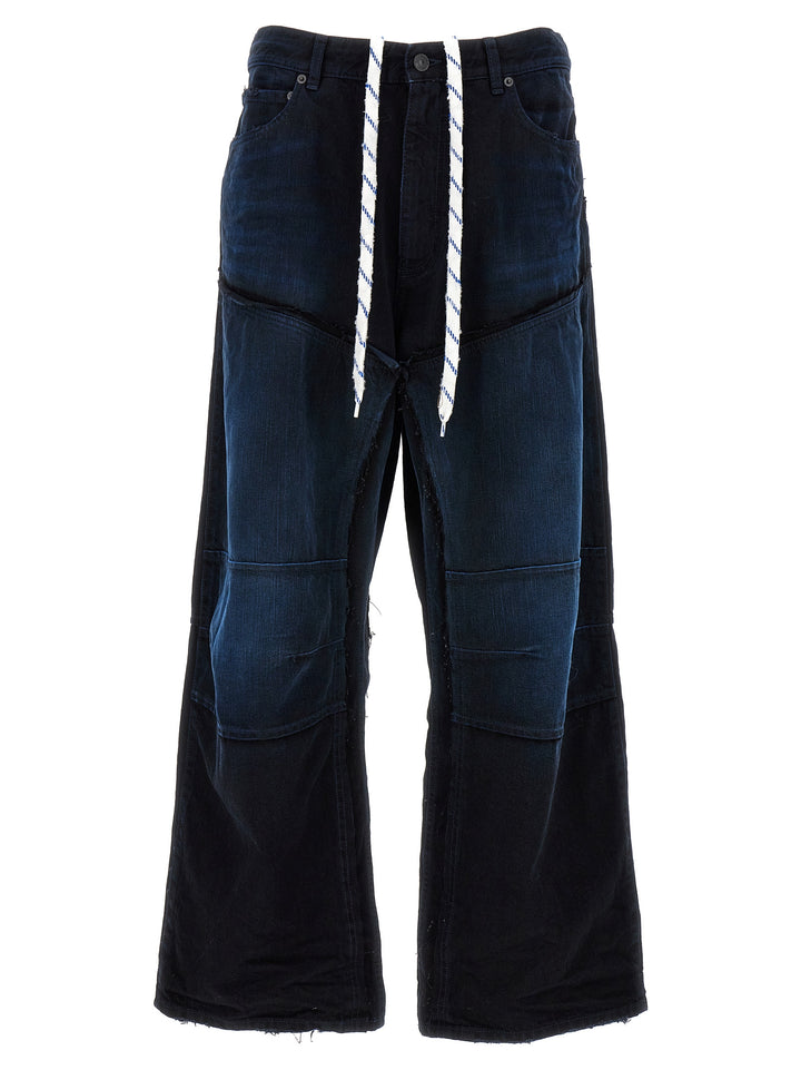 Double Knee Jeans Blu