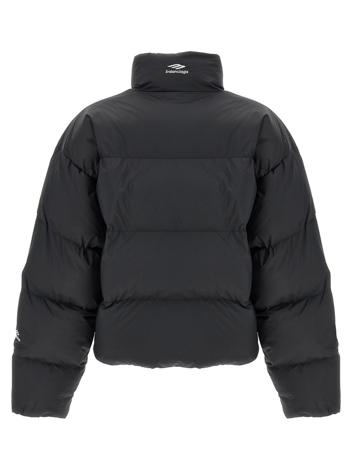 Cropped Puffer Jacket Giacche Nero