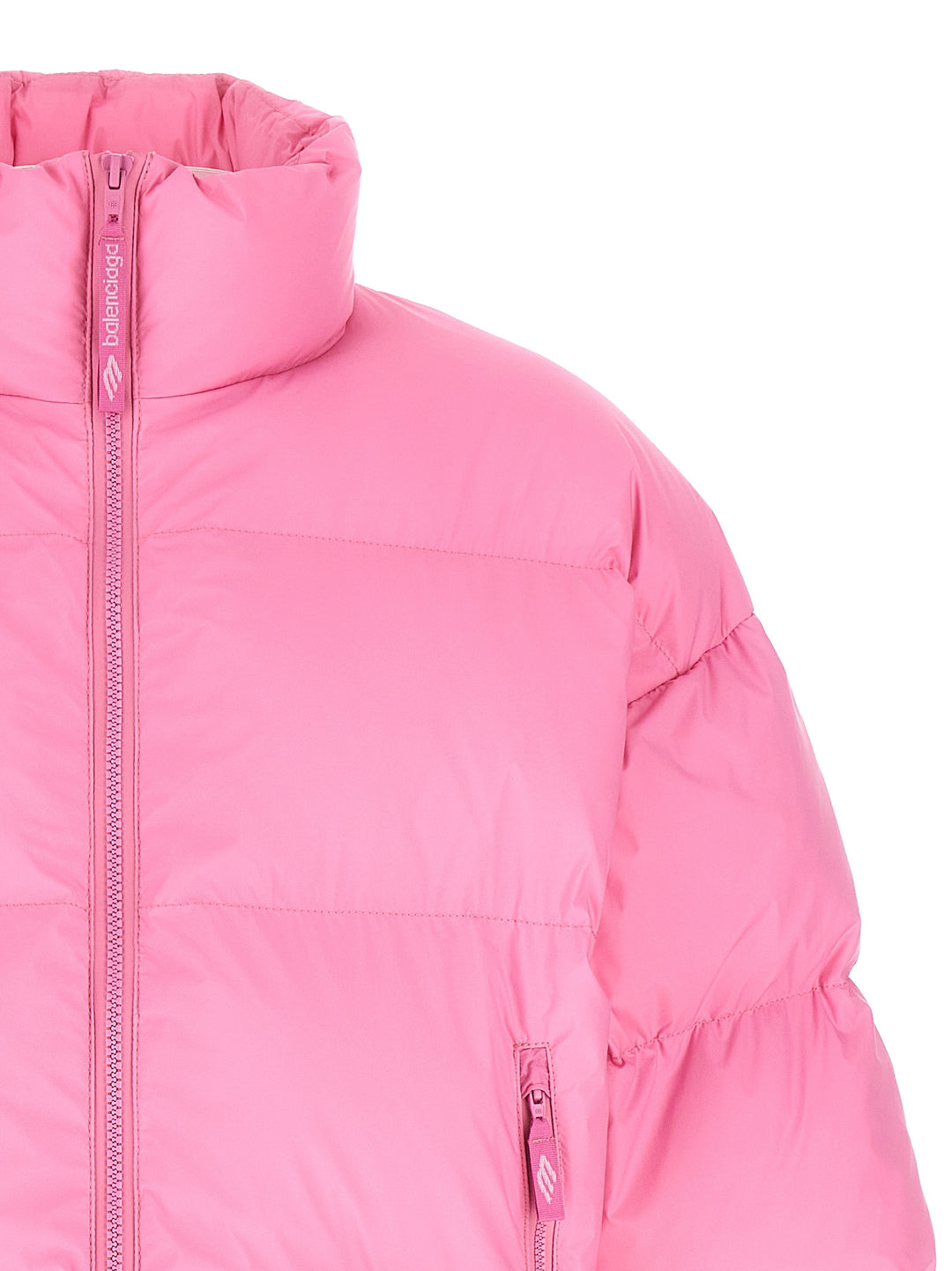 Cropped Puffer Jacket Giacche Rosa