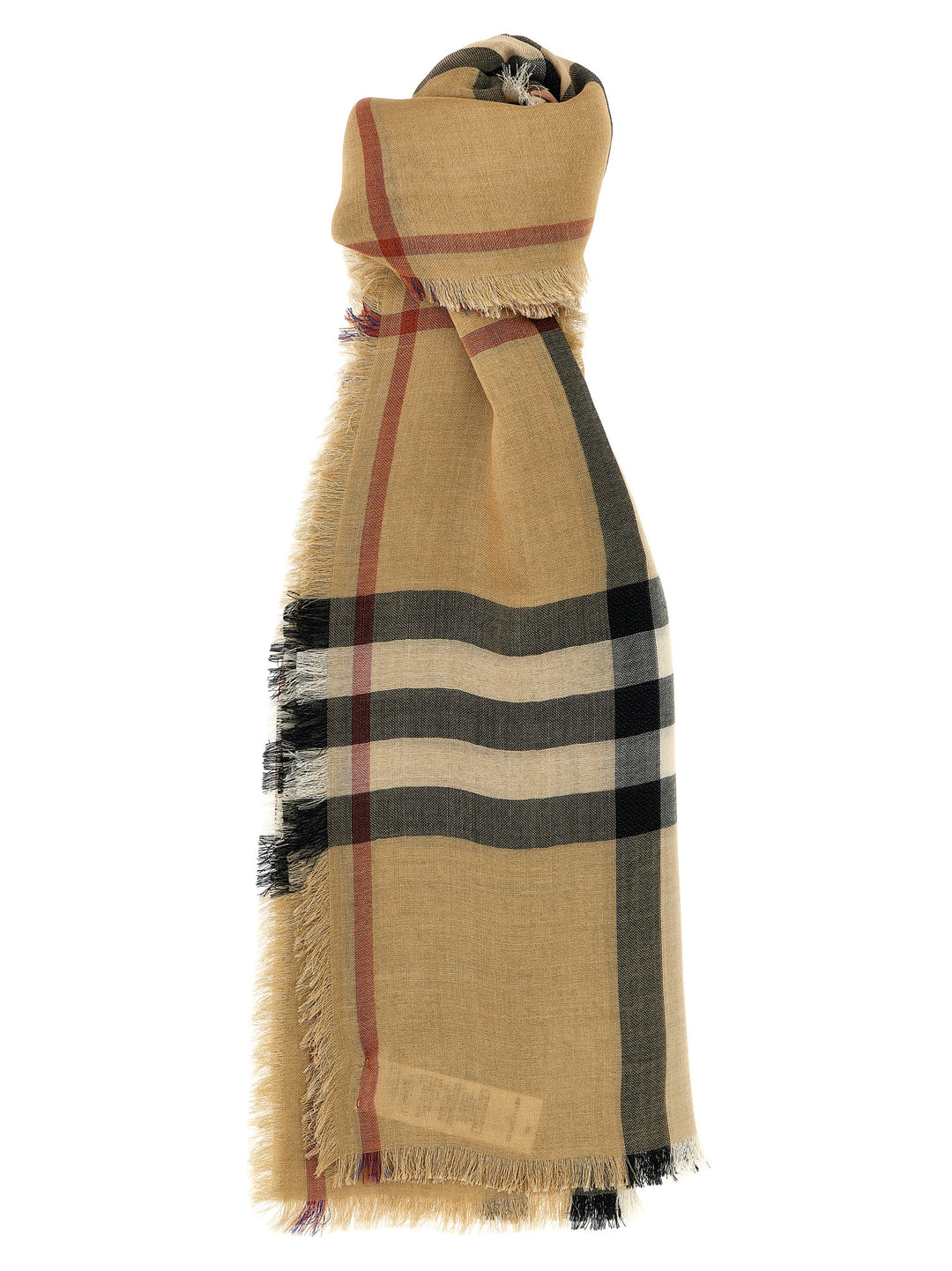 Check Reversible Scarf Sciarpe Beige