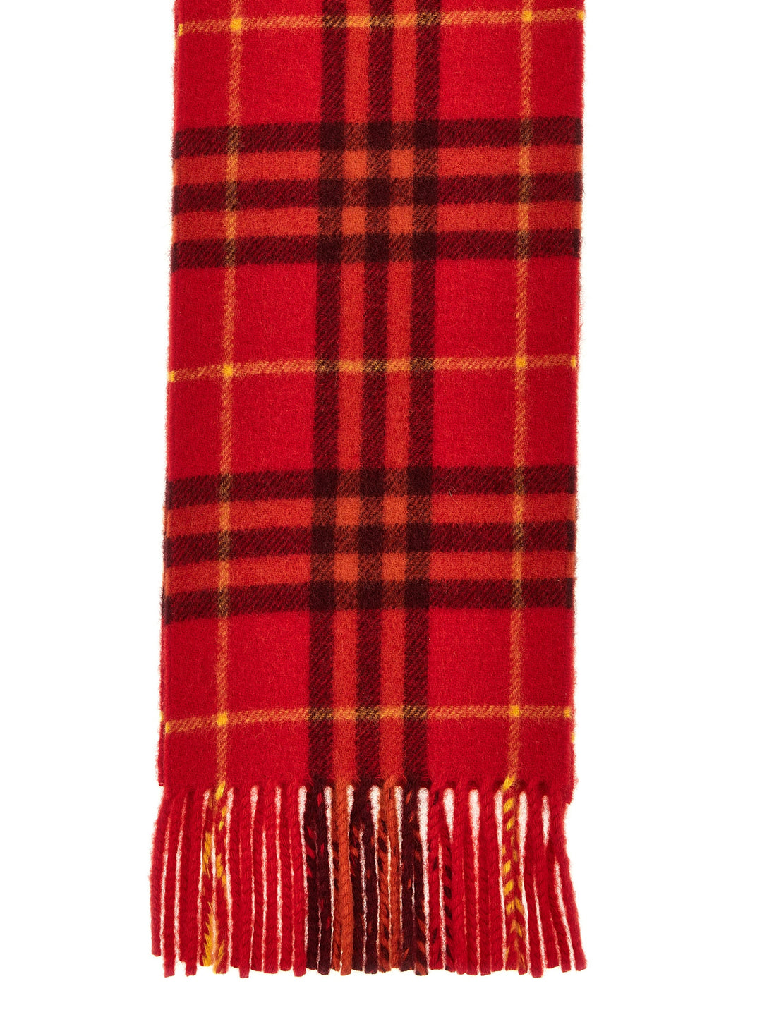 Check Scarf Sciarpe Rosso