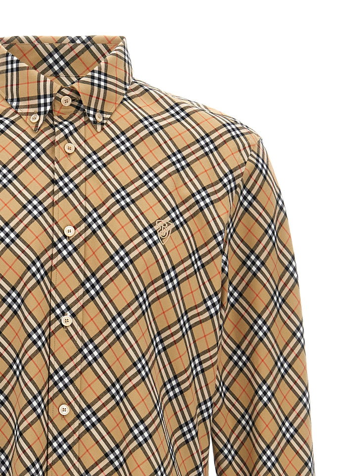 Check Shirt Camicie Beige