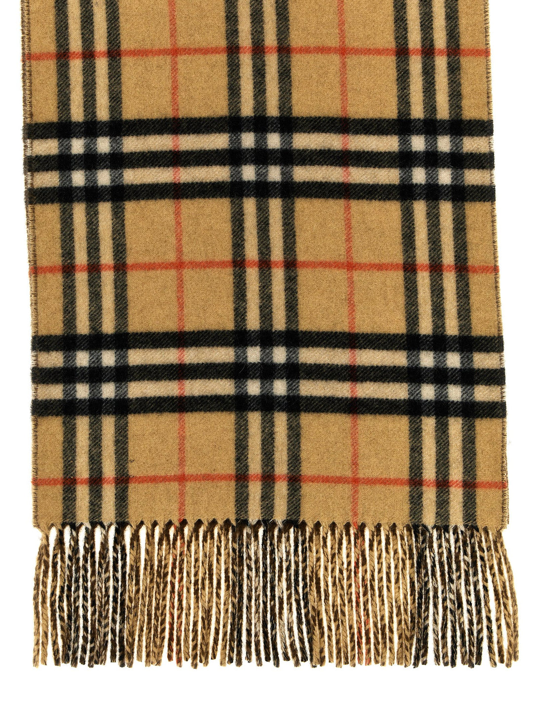 Check Reversible Scarf Sciarpe Beige