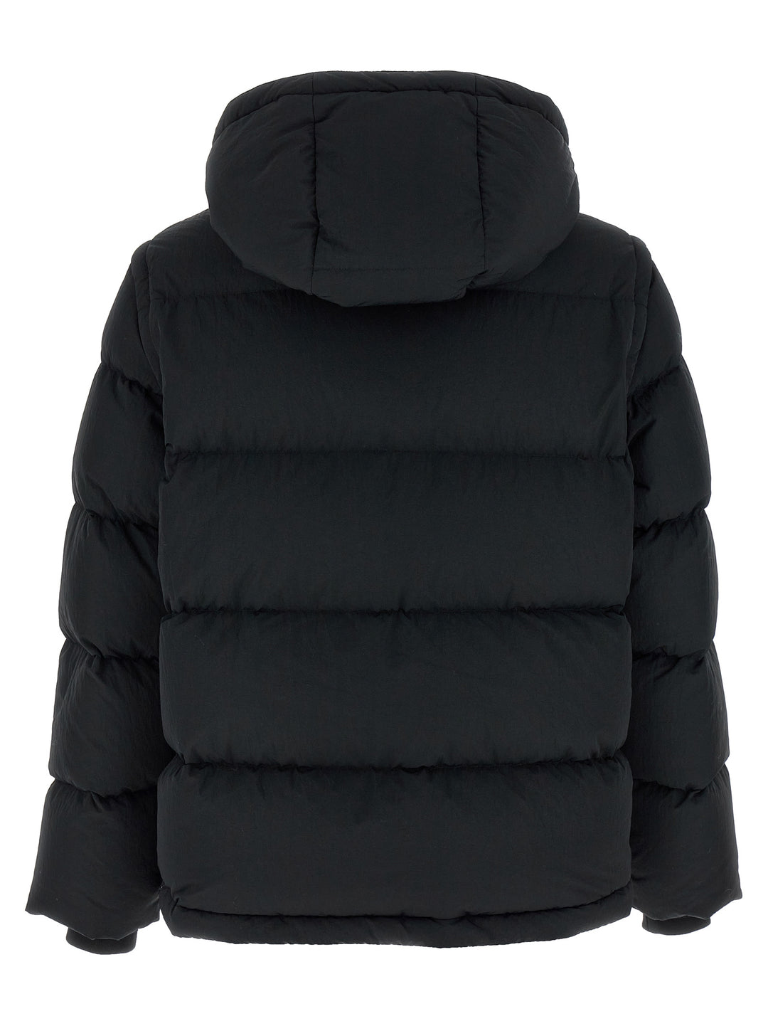 Check Insert Down Jacket Giacche Nero