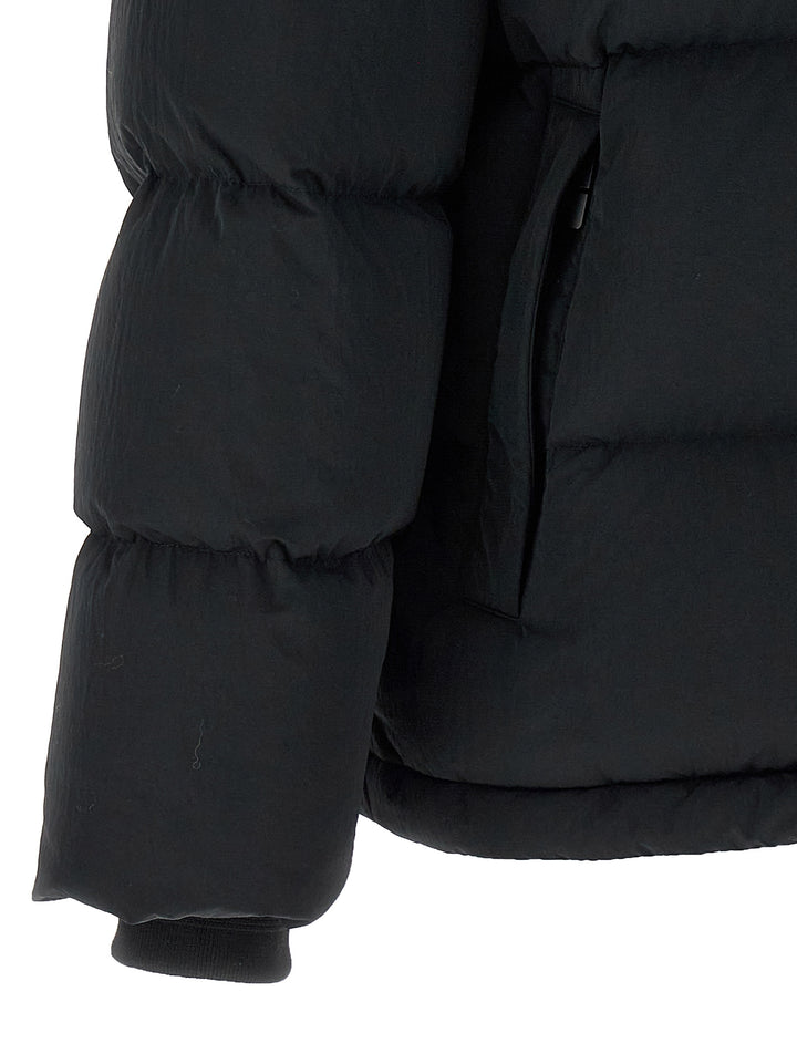 Check Insert Down Jacket Giacche Nero