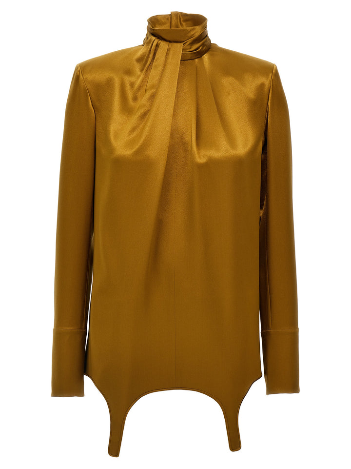 Garter Blouse Camicie Giallo