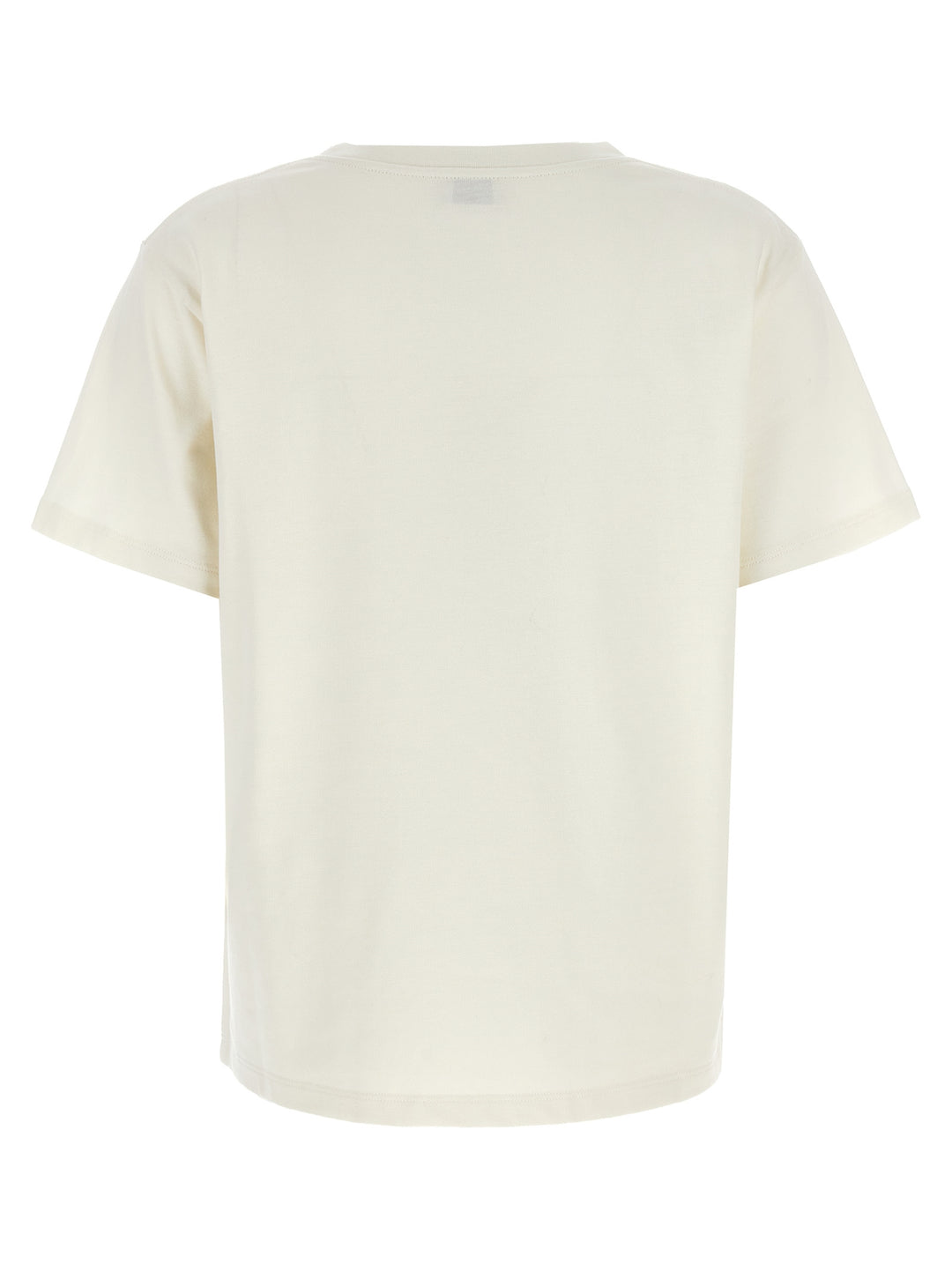 Logo Label T Shirt Bianco