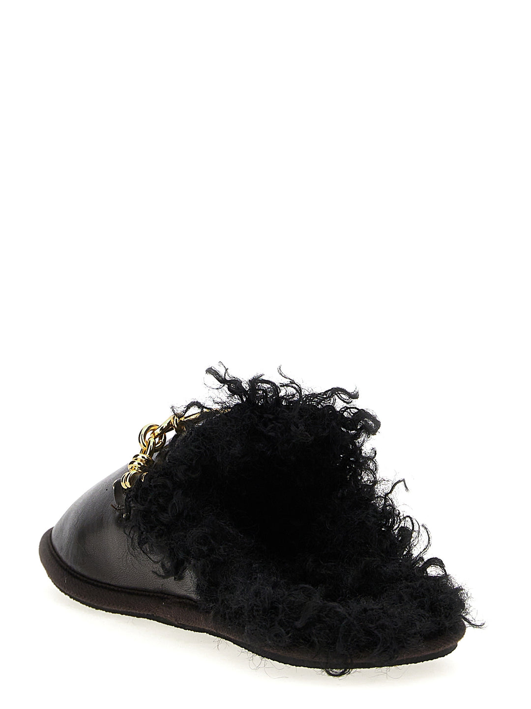 Backless Ryder Flat Shoes Marrone