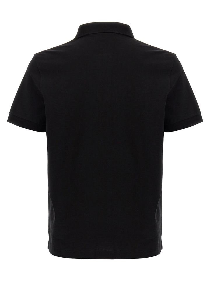 Logo Patch  Shirt Polo Nero