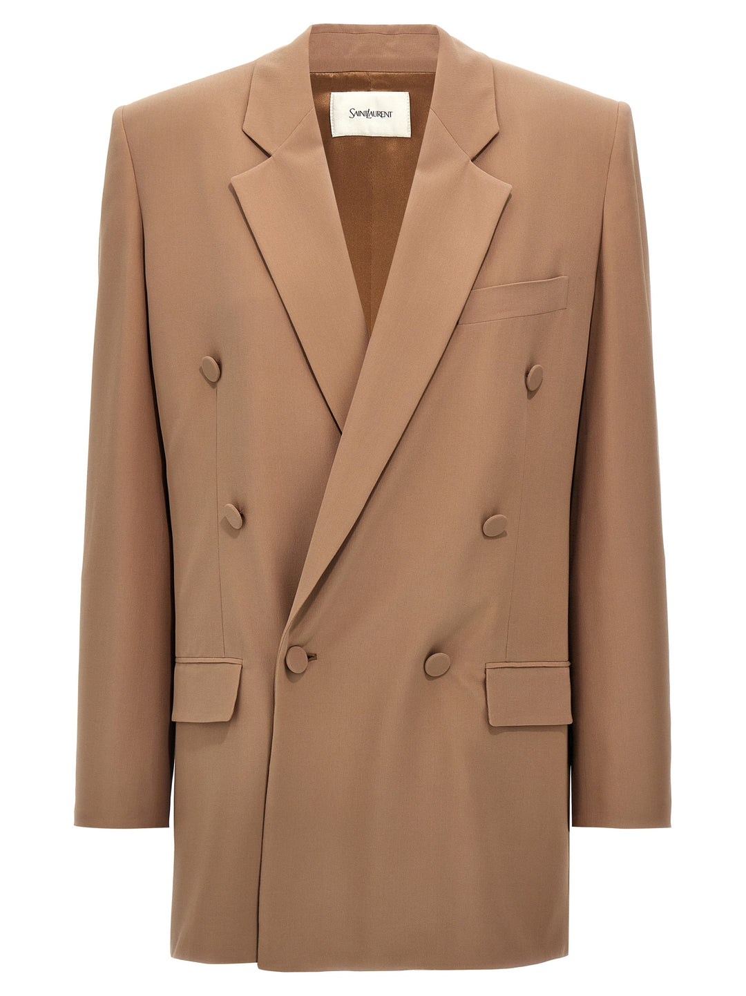 Double-Breasted Blazer Blazer And Suits Beige