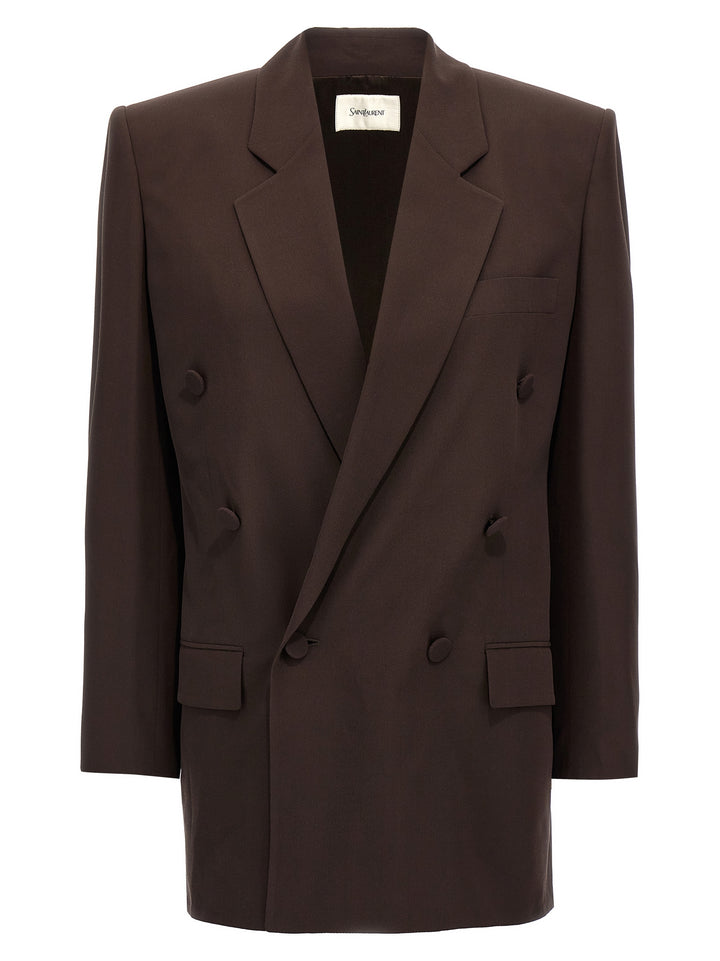 Double-Breasted Blazer Blazer And Suits Marrone