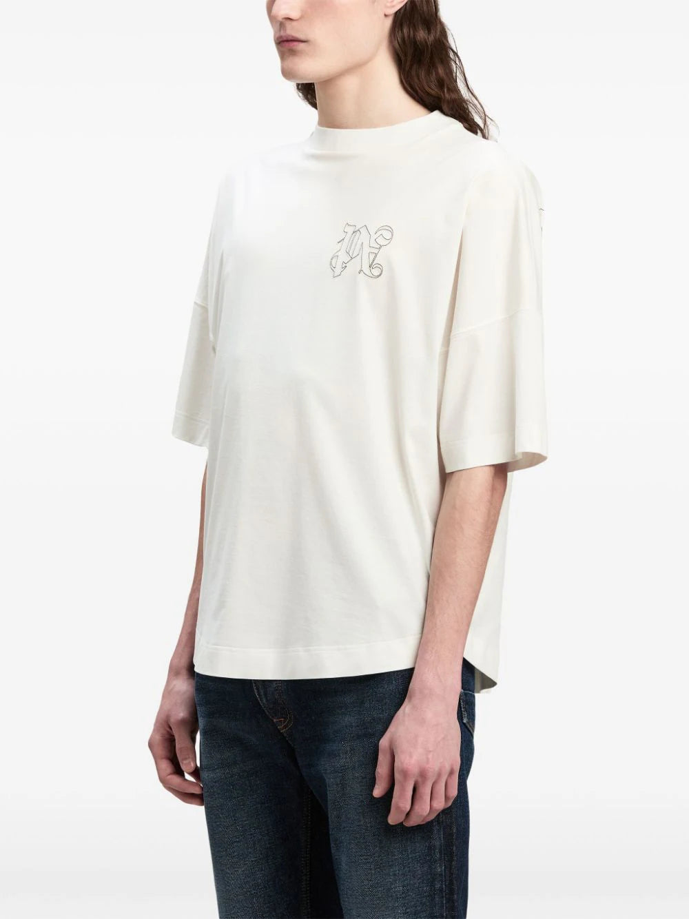 T-shirt con ricamo PA Monogram