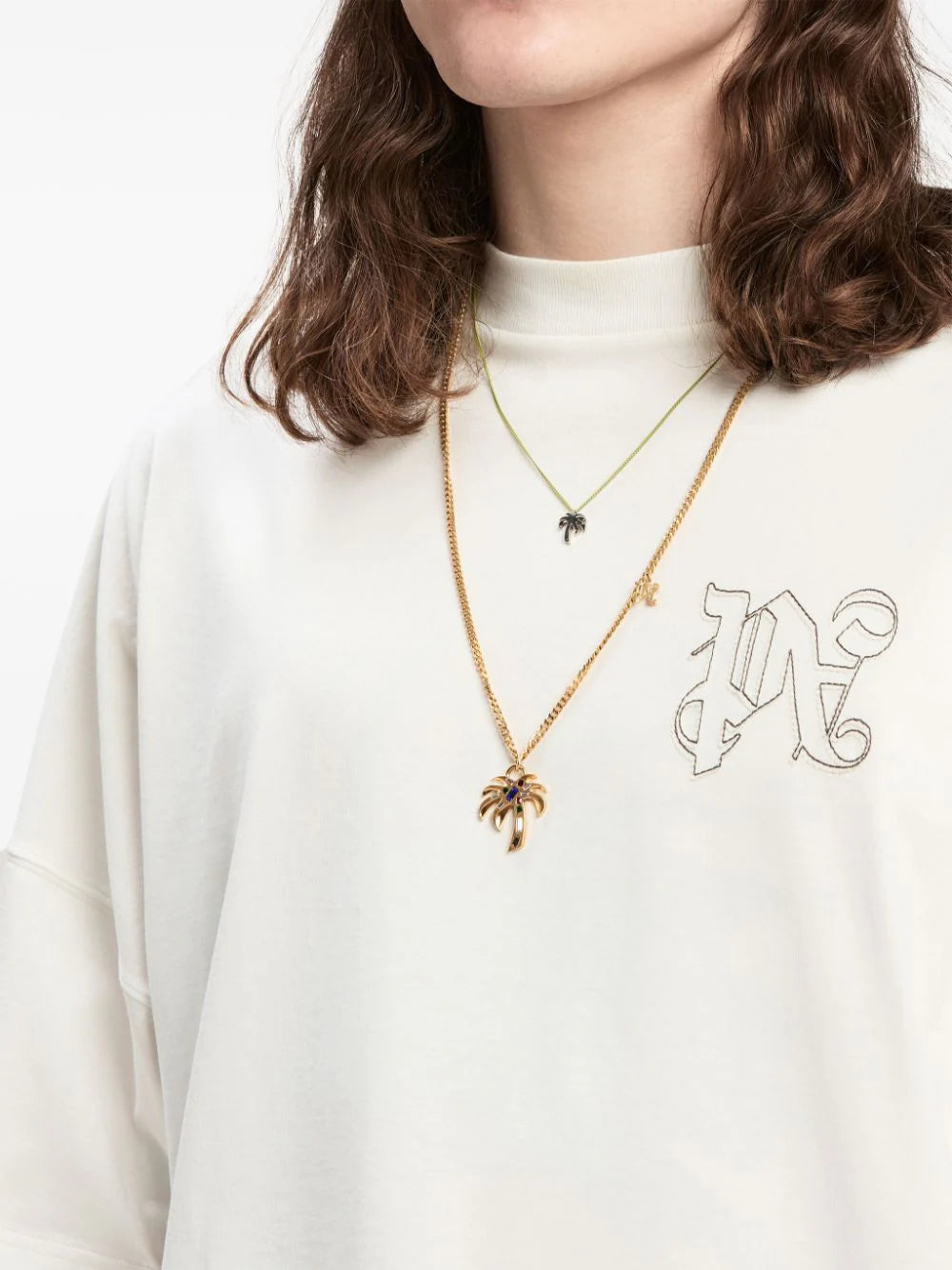 T-shirt con ricamo PA Monogram