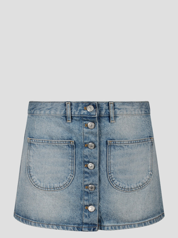 Jupe multiflex denim skirt