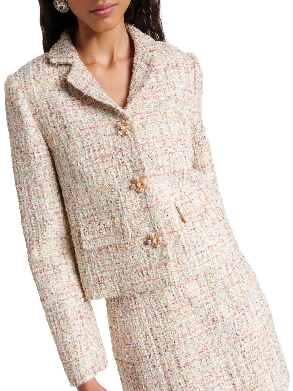 Pastel boucle jacket