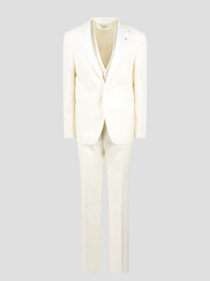 3 pieces single breasted tailored suit